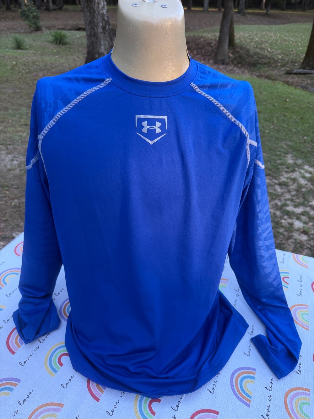 Under Armour Men’s Long Sleeve Performance Shirt - Royal Blue